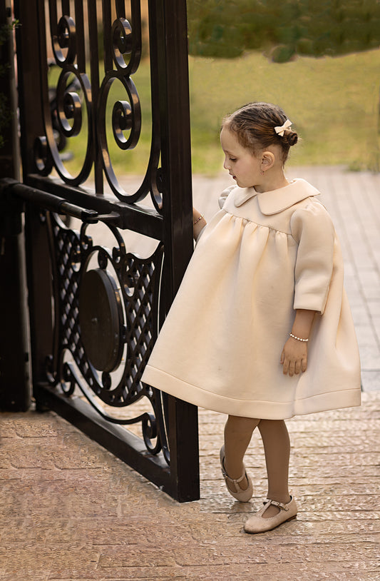 White & Gold Beaded Bracelet