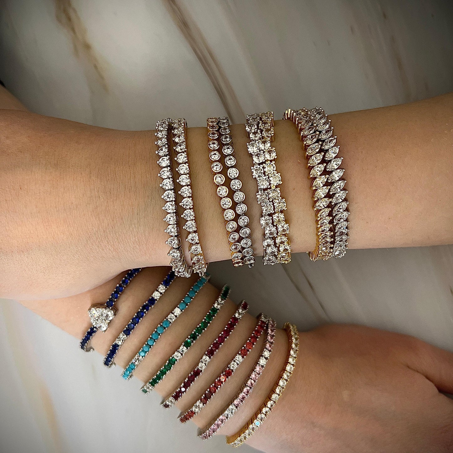 Alternating Tennis Bracelet 2.0