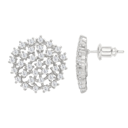 Circle Cluster Studs