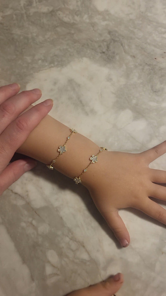 White Clover Bracelet