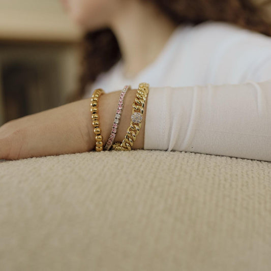 Gold Beaded Bracelet
