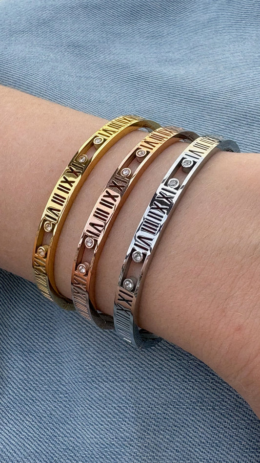 Roman Numeral Bangle