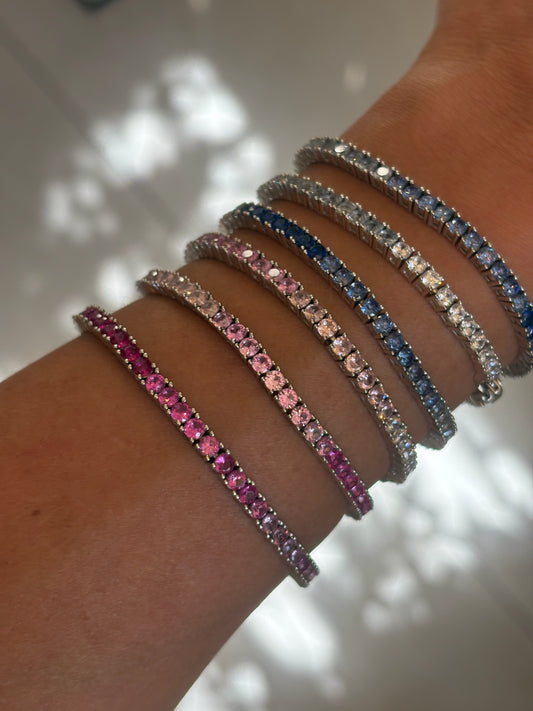 Ombre Tennis Bracelet