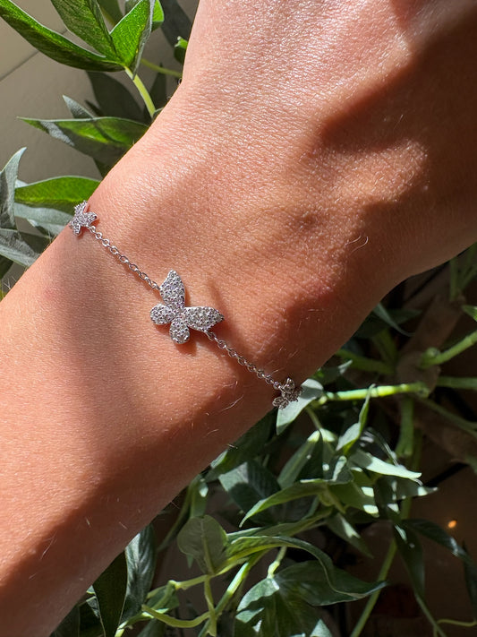 Butterfly Trio Bracelet