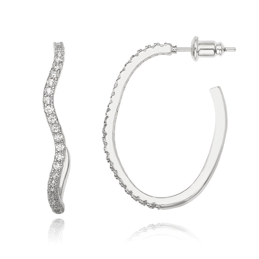 Luxe Wave Hoops