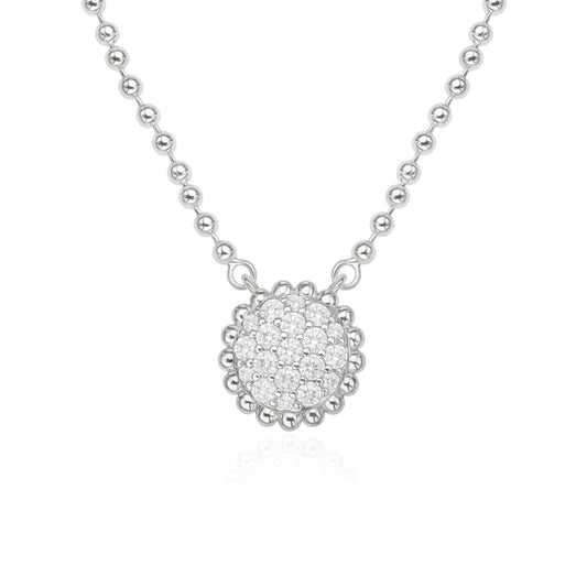 Luxe Beaded Round Necklace