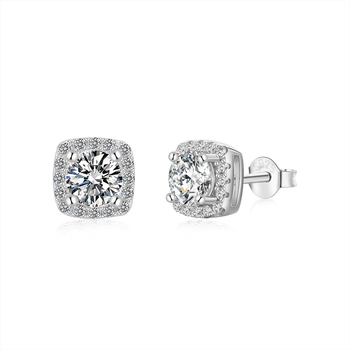 Square Halo Studs