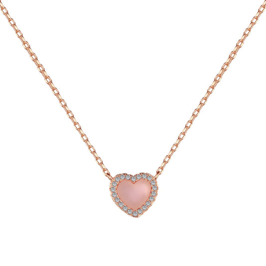 Pink Heart Necklace