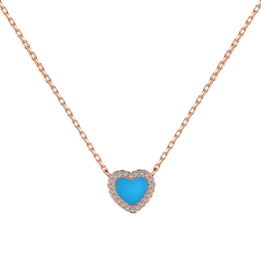 Turquoise Heart Necklace