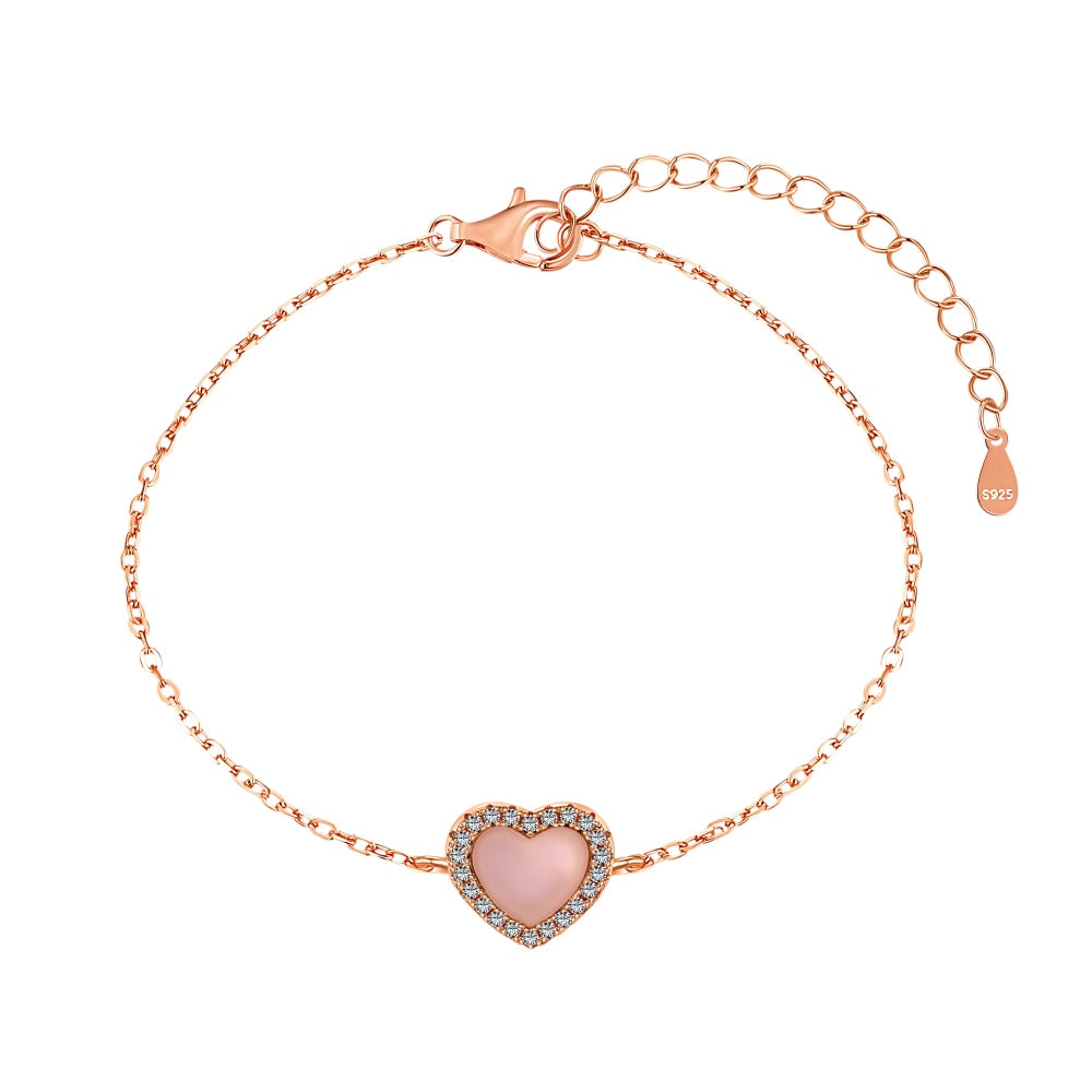 Pink Heart Bracelet