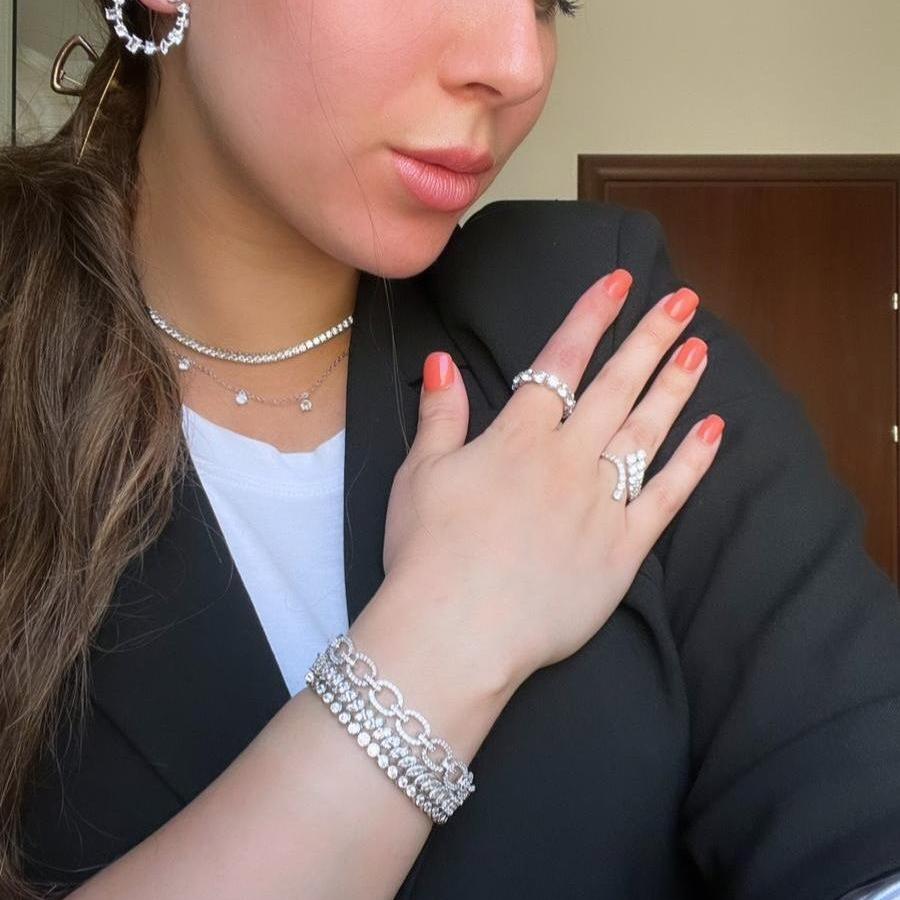 Marquis Tennis Bracelet