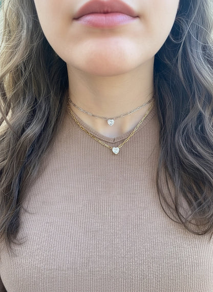 סוליטייר לבבות מהדק נייר