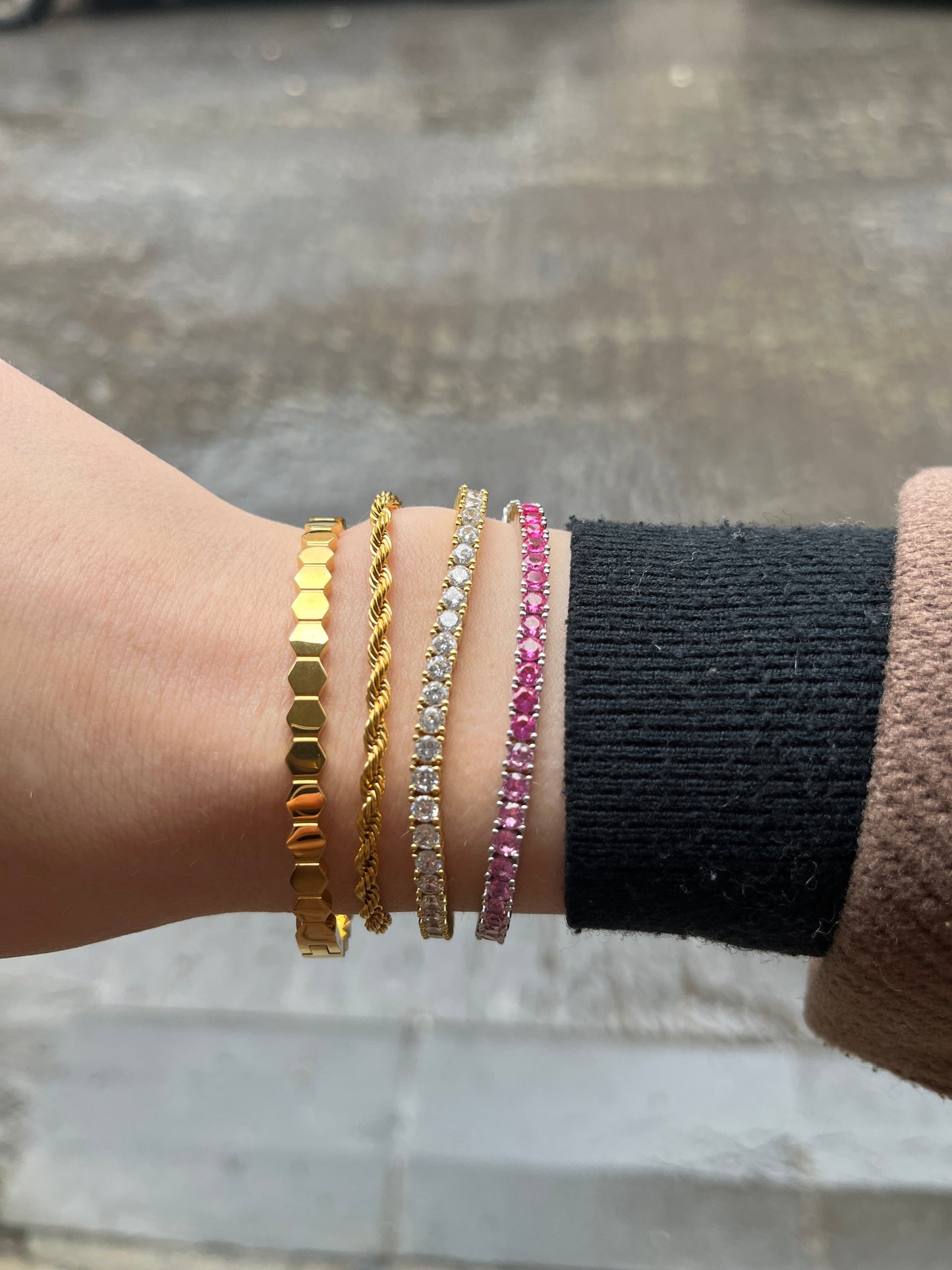 Ombre Tennis Bracelet