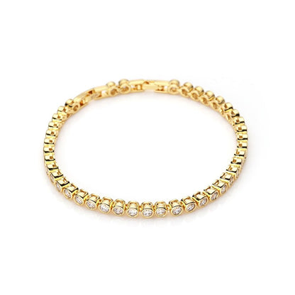Bezel Tennis Bracelet