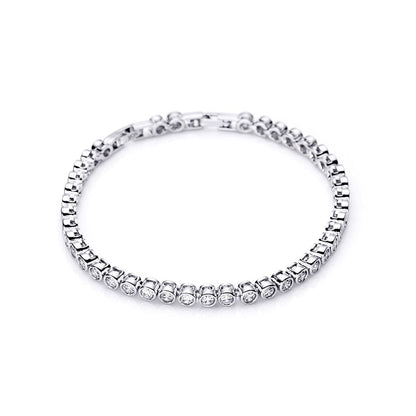Bezel Tennis Bracelet
