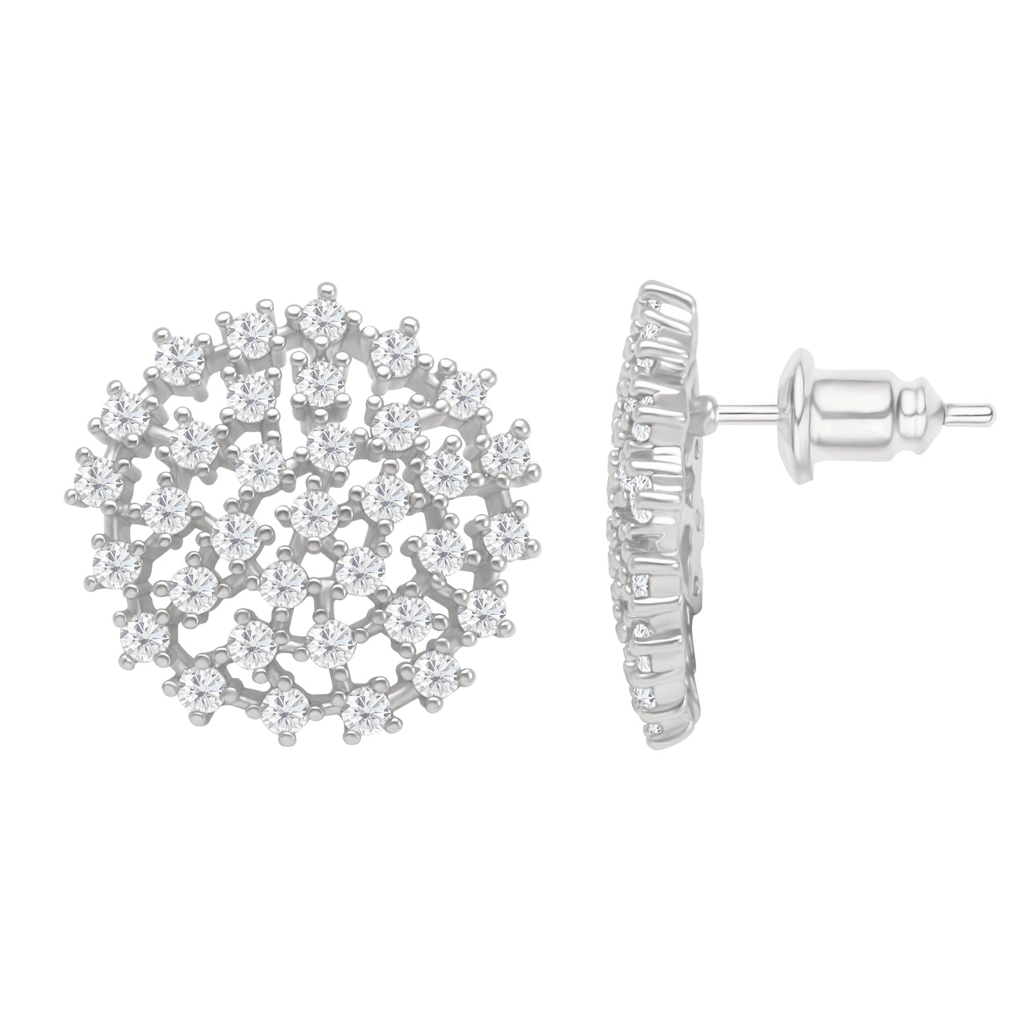 Circle Cluster Studs