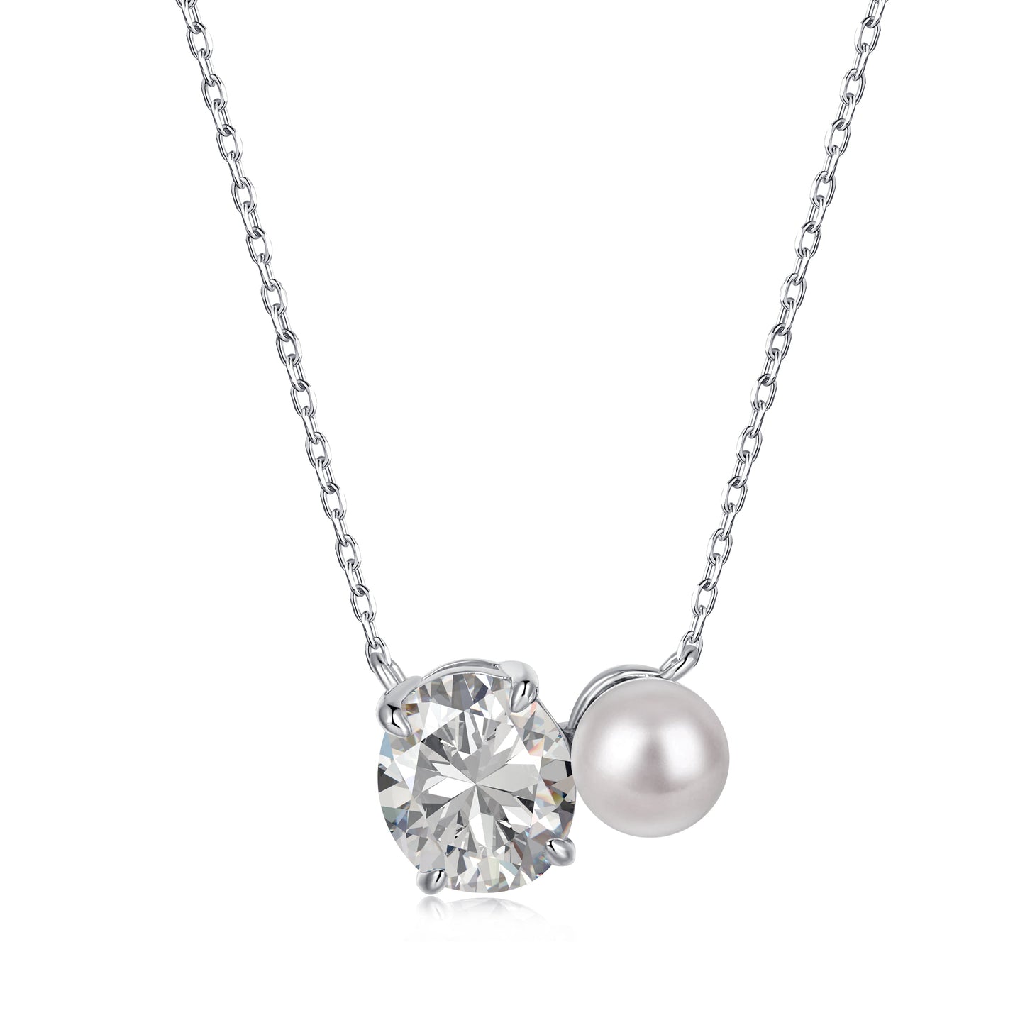 Pearl Solitaire Necklace
