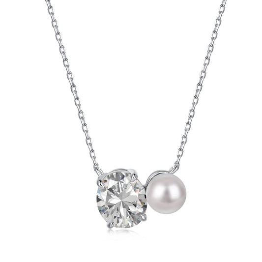 Pearl Solitaire Necklace