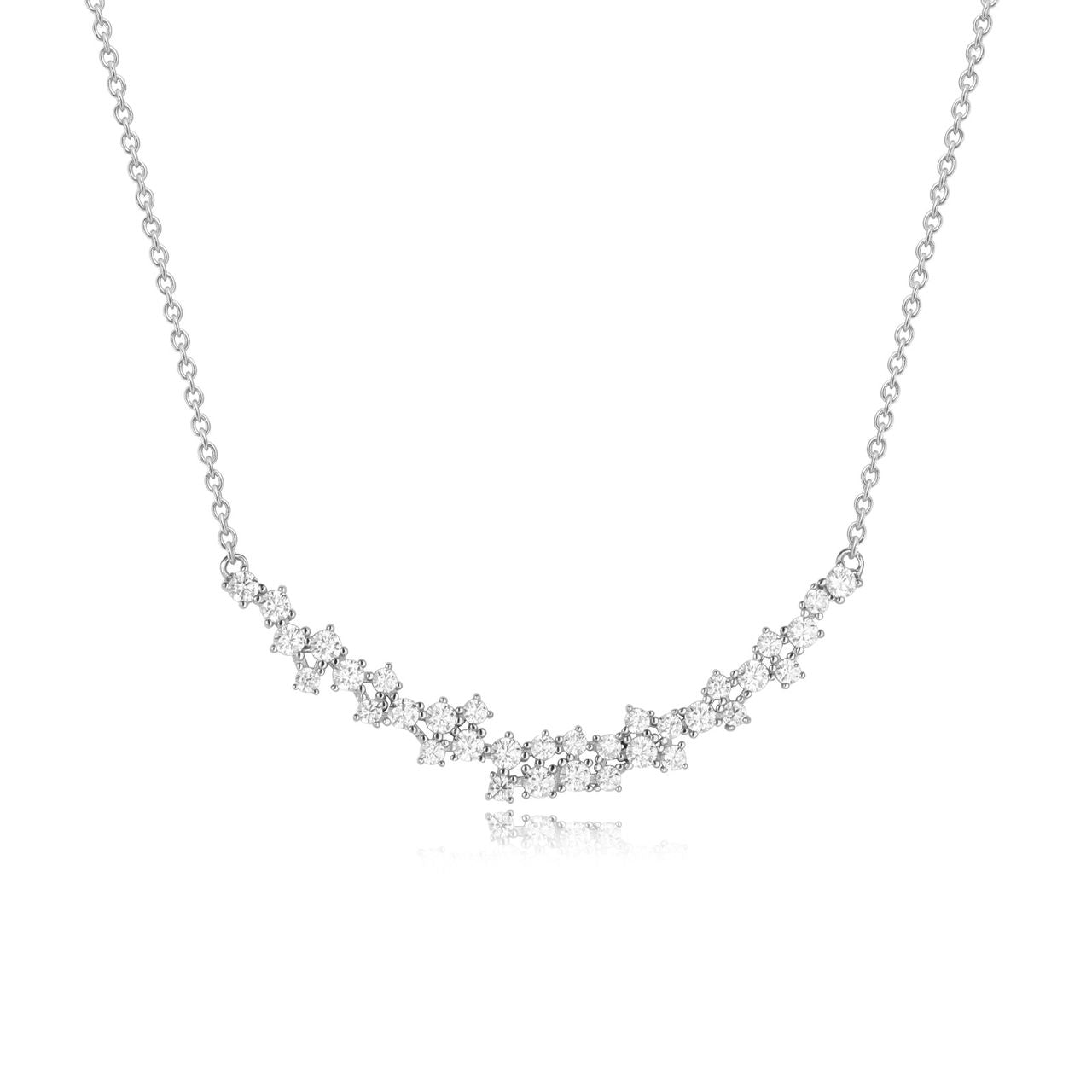Diamond Cluster Necklace