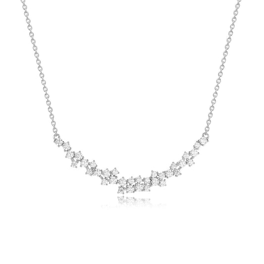 Diamond Cluster Necklace