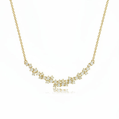 Diamond Cluster Necklace