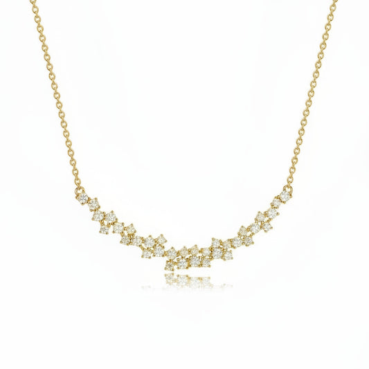 Diamond Cluster Necklace