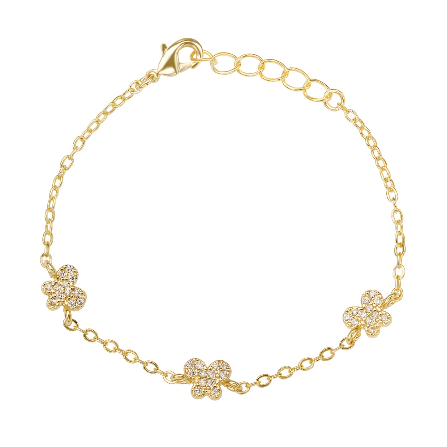 Pave Butterfly Bracelet