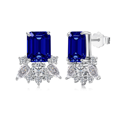 Sapphire Blossom Studs