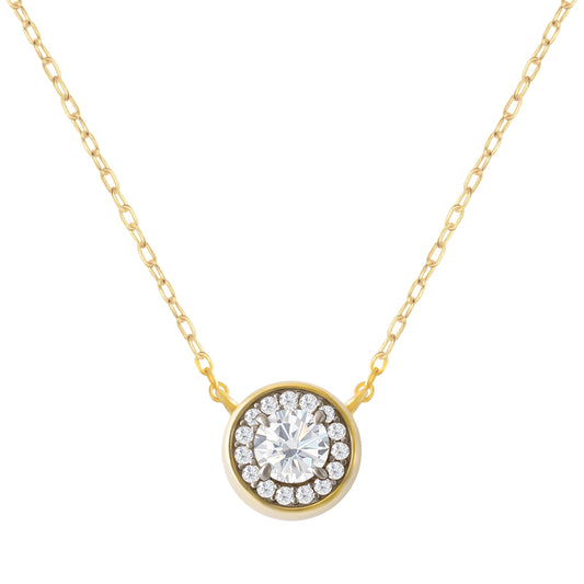 The Lueur Necklace - Bezel Solitaire