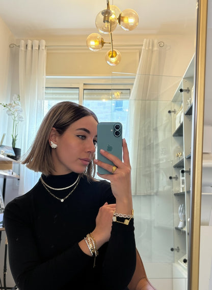 3mm 3 Prong Tennis Necklace