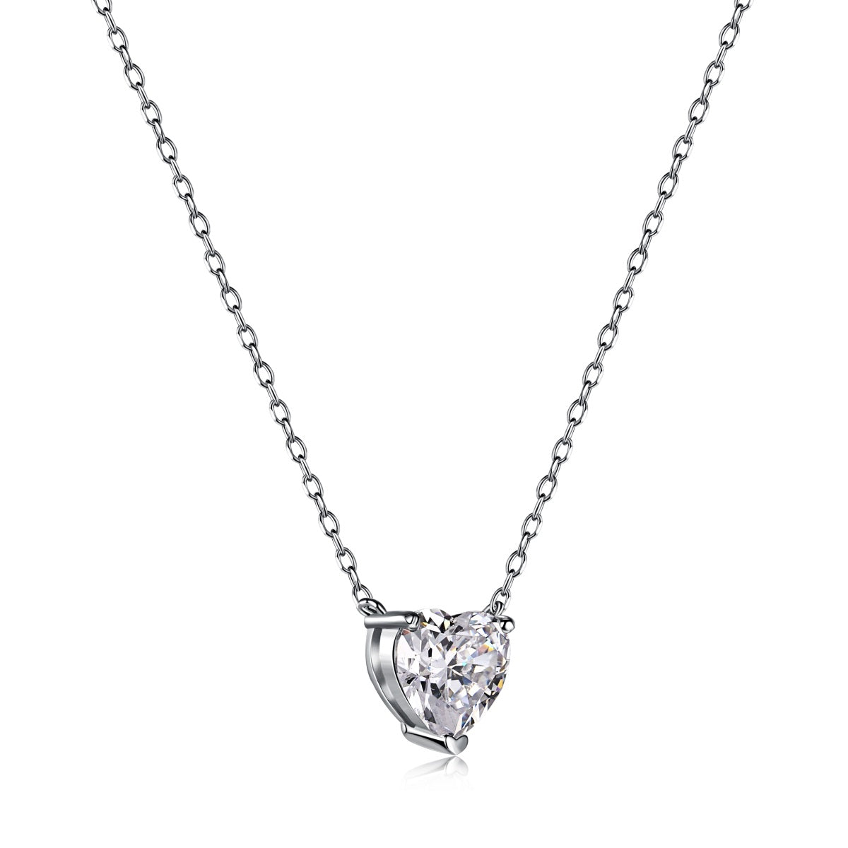 Heart Solitaire Necklace