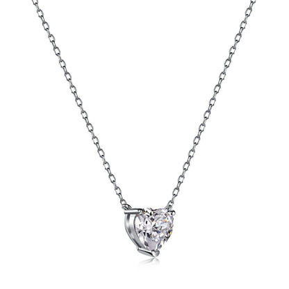 Heart Solitaire Necklace