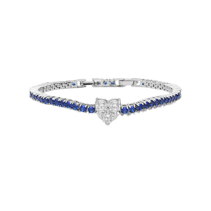 Heart Tennis Bracelet