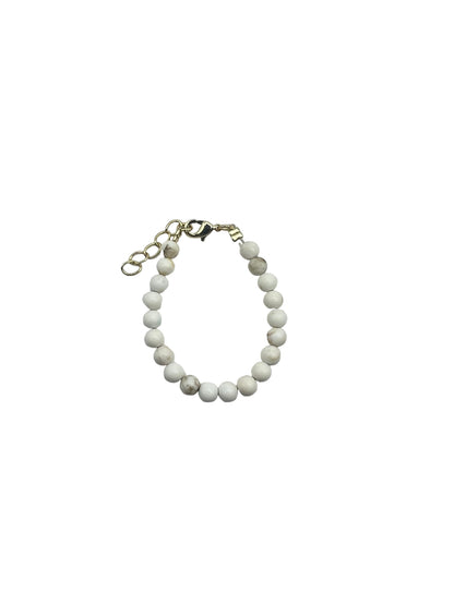 White Beaded Bracelet