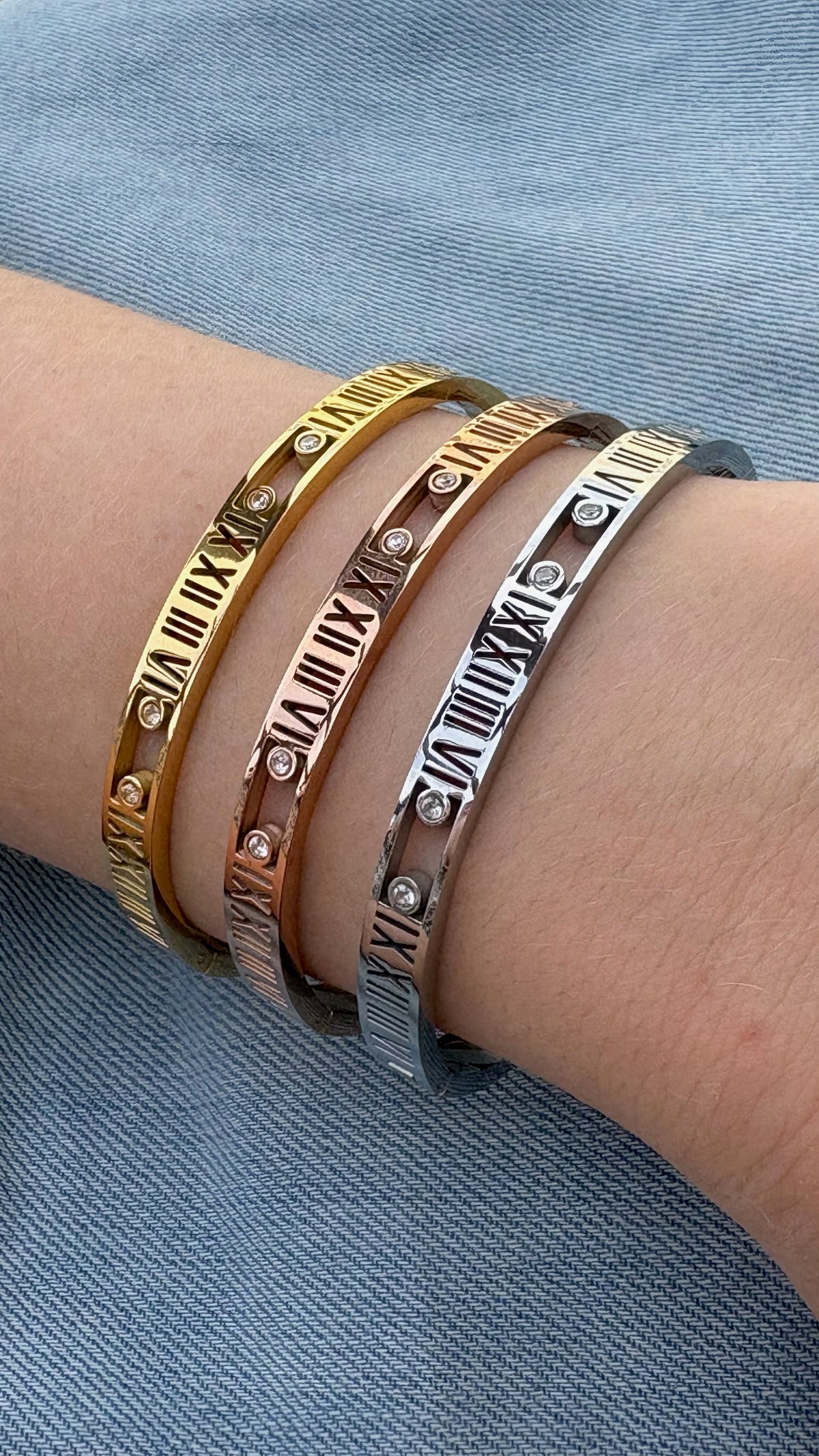 Roman Numeral Bangle
