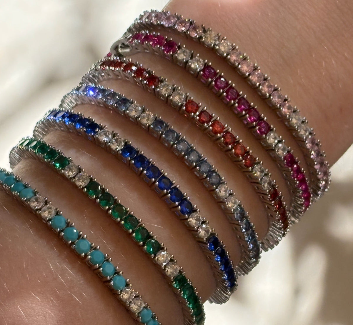 Alternating Tennis Bracelet