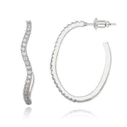 Luxe Wave Hoops
