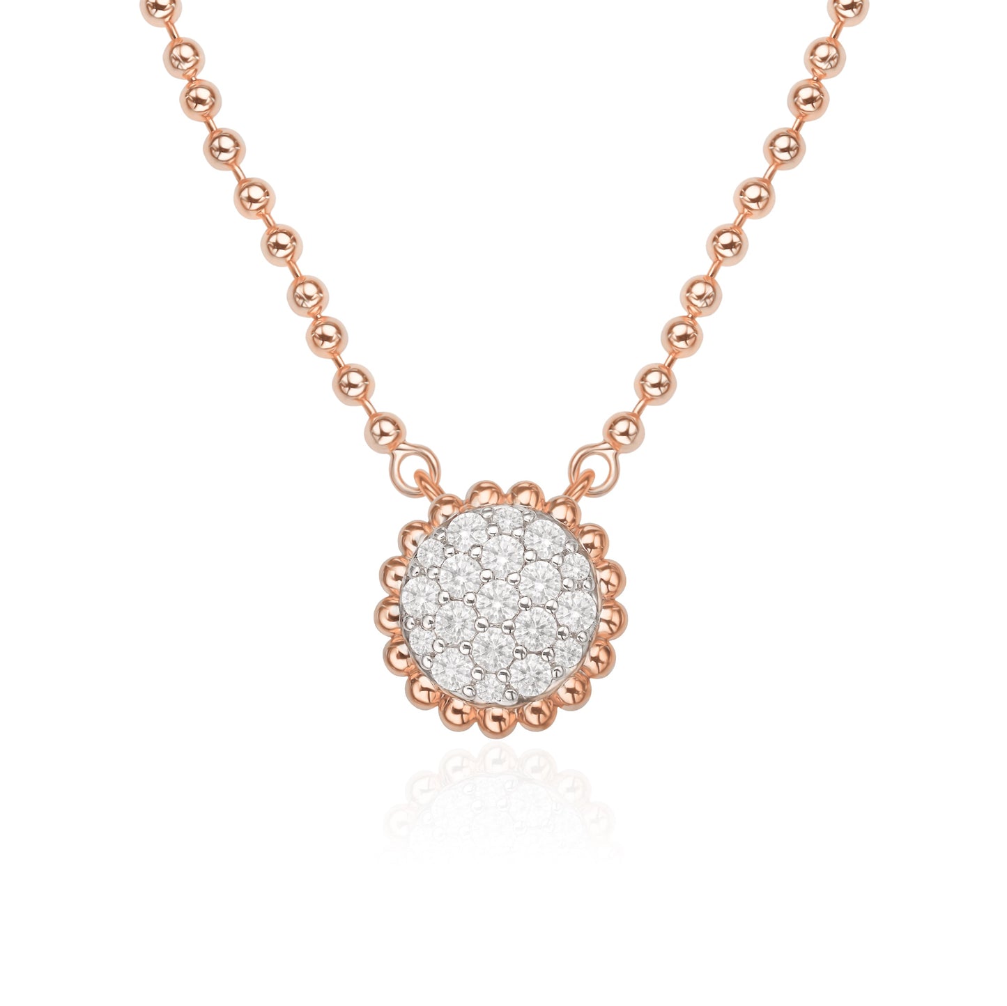 Luxe Beaded Round Necklace