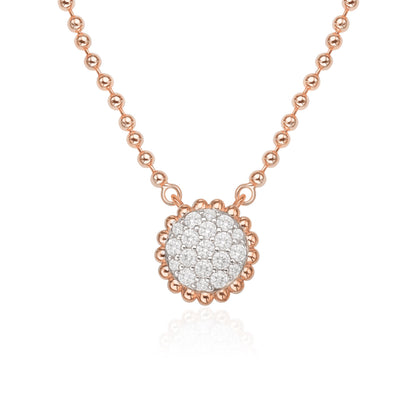 Luxe Beaded Round Necklace