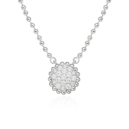 Luxe Beaded Round Necklace