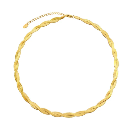 Twisted Herringbone Necklace