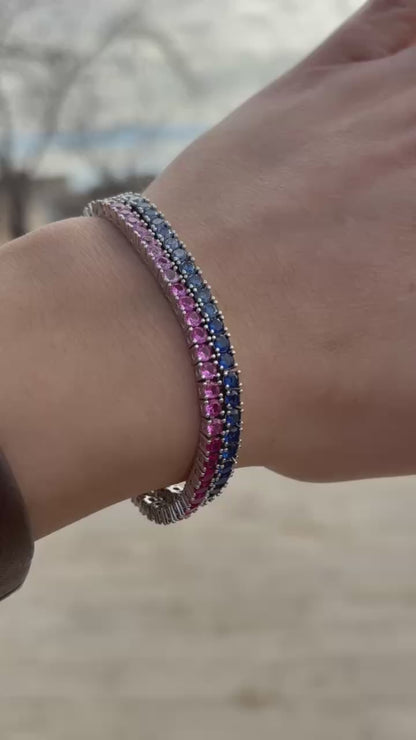 Ombre Tennis Bracelet