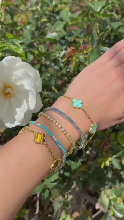 Bezel Tennis Bracelet